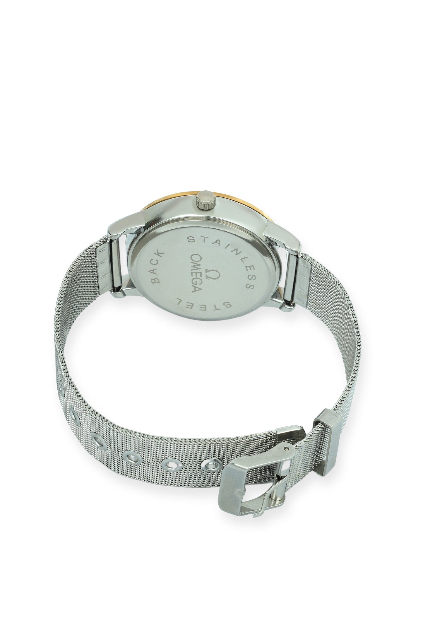 Elegant Steel Mesh Watch